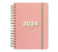Mr.Wonderful - Agenda Office 2024 Giornaliera - Il mio grande anno 22,1 x 2,1 x 15,6