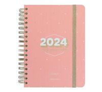 Mr.Wonderful Agenda Office 2024 giornaliera, il mio grande anno, 22,1 x 2,1 x 15,6