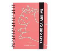 Mr.Wonderful - Agenda per adolescenti 2023-2024 settimanale, colore: Rosa
