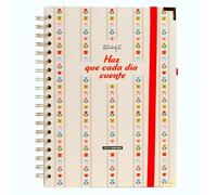 Mr. Wonderful - Agenda scolastica 2026-2027 settimanale extra large con adesivi ed extra, planner da scrivania, da settembre 2026 ad agosto 2027, con righello e tasca