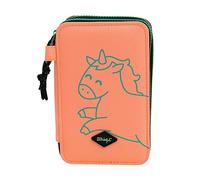 Mr. Wonderful Astuccio scuola completo con 2 scomparti my creativity has no lim, rosa