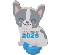 Mr. Wonderful - Calendario da tavolo 2026 con base - Bulldog