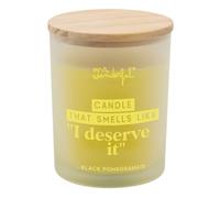 Mr. Wonderful - Candela profumata - Candle that smells like "I deserve it" - Candela realizzata in cera vegetale colorata - Profumo: melagrana nera