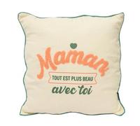 Mr. Wonderful Cuscino da donna Mom, Everything is More Beautiful with You, multicolore, 35, Multicolore, 35