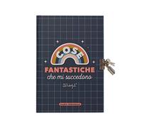 Mr. Wonderful Diario con Lucchetto, Multicolore, Standard