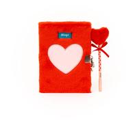Mr. Wonderful - Diario Personale + Penna “Cuore di Peluche” - 192 Pagine FSC - Blocco con Lucchetto - Regalo Romantico