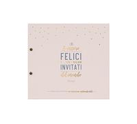 Mr. Wonderful Guestbook di Nozze per Un Matrimonio Indimenticabile, Carta, Multicolore, 27 x 2 x 25 cm