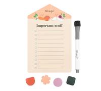 Mr. Wonderful - Lavagna magnetica per to-do list - Important stuff - Lavagna magnetica per avere una to-do list sul frigorifero