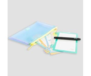 Mr.Wonderful - Pencil case + whiteboard sheets - Never stop dreaming 14 x 1,5 x 22