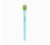 Mr. Wonderful - Penna Con Luce - Avocado - Penna A Inchiostro Blu Con Personaggio Luce Con Interruttore - 3 Pile Ag3 Incluse - Realizzata In PVC E Plastica PET