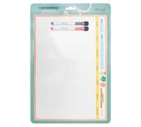 Mr. Wonderful - Planner mensile con lavagna magnetica - Ogni mese, meglio del precedente - Organizer mensile - Include pennarello e magneti