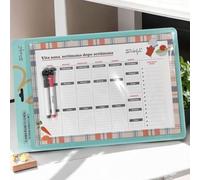 Mr. Wonderful - Planner settimanale dei menu magnetico - Vita sana, settimana dopo settimana - Lavagna bianca magnetica