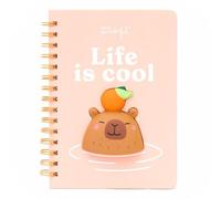 Mr. Wonderful - Quaderno A5 3d Squishy Capibara - Life Is Cool - Accessorio di Cartoleria Originale - Idea Regalo
