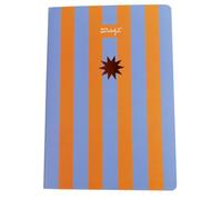 Mr Wonderful - Quaderno A5 con fogli a righe - 40 pagine - quaderno - Rilegatura cucita - Righe blu e arancioni