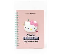 Mr. Wonderful - Quaderno A5 con Squishy Hello Kitty - Chase Your Dreams, They Know The Way - Accessorio di Cartoleria Originale - Idea Regalo