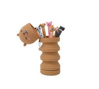 Mr. Wonderful - Set di 6 Penne Cancellabili Bo-Bo + Astuccio Silicone Capibara - Accessorio di Cartoleria Originale - Idea Regalo