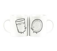 Mr. Wonderful Set di Due Canzoni, Porcellana, Bianco