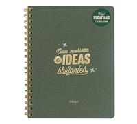 Mr.Wonderful Taccuino A5, cose importanti e idee brillanti, 24,5 x 1,3 x 19