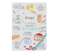 Mr. Wonderful - Taccuino A5 - Madrid - Quaderno a copertina rigida - Finitura Soft Touch - 160 pagine
