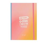 Mr. Wonderful Taccuino con note adesive rosa - I tuoi piani, i tuoi appuntamenti e tutto ciò di cui hai bisogno