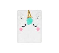 Mr. Wonderful Taccuino di peluche - Unicorno, Multicolore