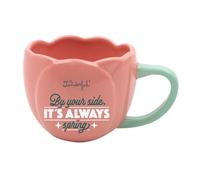 Mr. Wonderful - Tazza 3D Rosa - By your side, it's always spring - Capacità: 330 ml