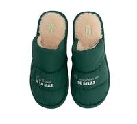 Mr. Wonderful Zapatillas, T 36-38, Soy Más, Me Merezco Un Poco de Relax, 36 X 7 X 26, Scarpe da Ginnastica, Verde Bottiglia, 36.5/38.5 EU Estrecho