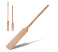 MR. WOODWARE Spatola extra lunga in legno di faggio da 60 cm, per cucinare, miscelare, preparare in grandi pentole, utensili da cucina resistenti, con manico lungo