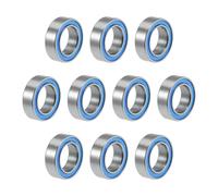 MR106-2RS Profonda Scanalatura Cuscinetti Sfera 6mmx10mmx3mm Acciaio Cromato 10x