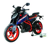 MRA Parabrezza Sport., Nero con kit di fissaggio e ABE