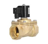 MRANADLDF Elettrovalvola elettrica normalmente Chiusa da 12 V CC, 24 V CA, 110 V, 220 V, Tipo a Membrana da 1 Pollice, for 2W41-50GBN, Adatta for Acqua, Olio e Gas.(AC 220V)