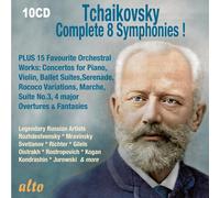 Mravinsky Tchaikovsky complete 8 symphonies plus 15 favourite orchestrals (CD)