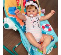 MRB 50CM Reborn Baby Doll Maddie Girl Dipinto dettagliato a mano con vene visibili Realistico tono di pelle 3D Buon regalo di Natale