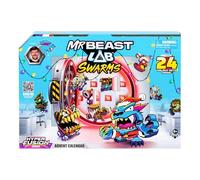 MrBeast Hyper Fusion Calendario dell'Avvento per le festività, apri una porta ogni giorno e scopri 14 mini mostri esclusivi festivi, 22 adesivi festivi e 7 capsule fusion
