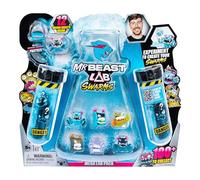 MrBeast Lab Pacchetto Mega Lab Swarms, sperimenta aggiungendo Acqua, scuotendo la provetta e rivelando dodici Personaggi da Collezione a Tema MrBeast da 1 Pollici, Oltre 100 da Collezionare