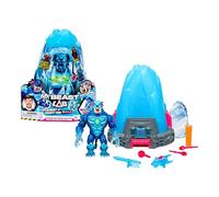 MrBeast Lab Sciogli il ghiaccio per rilasciare una bestia con la figura da collezione Cryo Lab, figura da 18 cm con oltre 30 luci, suoni e reazioni, include 2 armi, 2 figure di grandi gatti da