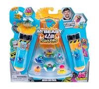 Moose Toys Mr Beast Lab Swarms Mega Lab 1 Mini Figure 12 Pack Assorted 3 Cm 4 Units Blu Bambini