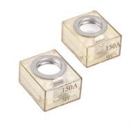 MRBF - Set di 2 fusibili IP66, impermeabili, 100-300 A, protezione ad alta corrente per marine e camper, connettore M8, fusibile a blocco (150 A)