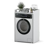 MRBLS_HOME Mobile Coprilavatrice 66x97x62 cm - Armadio per Lavatrice o Asciugatrice - Design Minimalista - Bianco Opaco