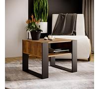 MRBLS_HOME MRBLS - Tavolino da salotto, design moderno e rustico, 65 x 45 x 53,6 cm (larghezza x altezza x profondità)