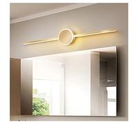 MRBVAOXVD Bagno Specchiopade Led Specchio Luce Anteriore Semplice Bagno Umidità a Prova D'Acqua Luce Specchio Athroom Specchio Faro Spogliatoio Lungo Striscia Parete Luce/Luce Calda/81Cm