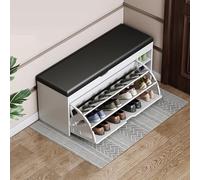 MRBVAOXVD Bancs De Stockage,Banc De Porte-Chaussures Banc D'Entrée Avec Des Bancs De Stockage De Coussin De Siège Rembourré,Avec Organisateur De Chaussures À Tiroir Flip Avec Boîte De Stockage Ascense