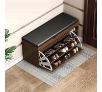 MRBVAOXVD Bancs De Stockage,Banc De Porte-Chaussures Banc D'Entrée Avec Des Bancs De Stockage De Coussin De Siège Rembourré,Avec Organisateur De Chaussures À Tiroir Flip Avec Boîte De Stockage Ascense