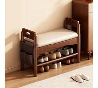 MRBVAOXVD Bancs De Stockage, Banc De Porte-Chaussures Rembourré Avec Lobanc De Stockage En Cuir Avec Grand Espace De Stockage Avec Coussin De Siège Rembourré Pour L'Entrée/Br/45 * 30 * 64Cm / 17 * 11