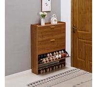 MRBVAOXVD Bancs De Stockage,Chaussure Rack Chaussure Stockage Armoire Organisateurité, Armoire Avec Tiroirs À Basculement, Chaussure Organisateur Armoire Pour L'Entrée, Robuste Et, Capacité, Convient