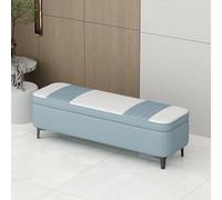 MRBVAOXVD Bancs De Stockage, Étagère À Chaussures Rembourrée Avec Banc De Chaussures En Cuir Avec Faux Cuir Rembourré Avec Coussin De Siège Rembourré Pour Cuisine Salle À Manger Couloir Balcon/H/80 *