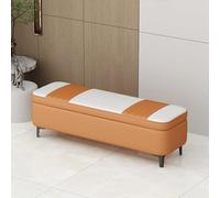 MRBVAOXVD Bancs De Stockage, Étagère À Chaussures Rembourrée Avec Banc De Chaussures En Cuir Avec Faux Cuir Rembourré Avec Coussin De Siège Rembourré Pour Cuisine Salle À Manger Couloir Balcon/D/120 *