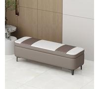 MRBVAOXVD Bancs De Stockage, Étagère À Chaussures Rembourrée Avec Banc De Chaussures En Cuir Avec Faux Cuir Rembourré Avec Coussin De Siège Rembourré Pour Cuisine Salle À Manger Couloir Balcon/A/120 *