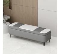 MRBVAOXVD Bancs De Stockage, Étagère À Chaussures Rembourrée Avec Banc De Chaussures En Cuir Avec Faux Cuir Rembourré Avec Coussin De Siège Rembourré Pour Cuisine Salle À Manger Couloir Balcon/G/80 *