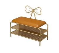 MRBVAOXVD Bancs De Stockage, Étagère À Chaussures Rembourrée Avec Banc De Stockage De Chaussures En Cuir Avec Siège Rembourré Pour Cuisine Salle À Manger Couloir Balcon Terrasse/Orae/80 * 35 * 45 cm /
